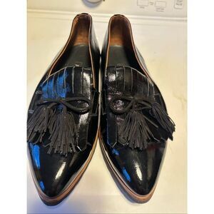 Paul Green Black Patent Leather Loafers
